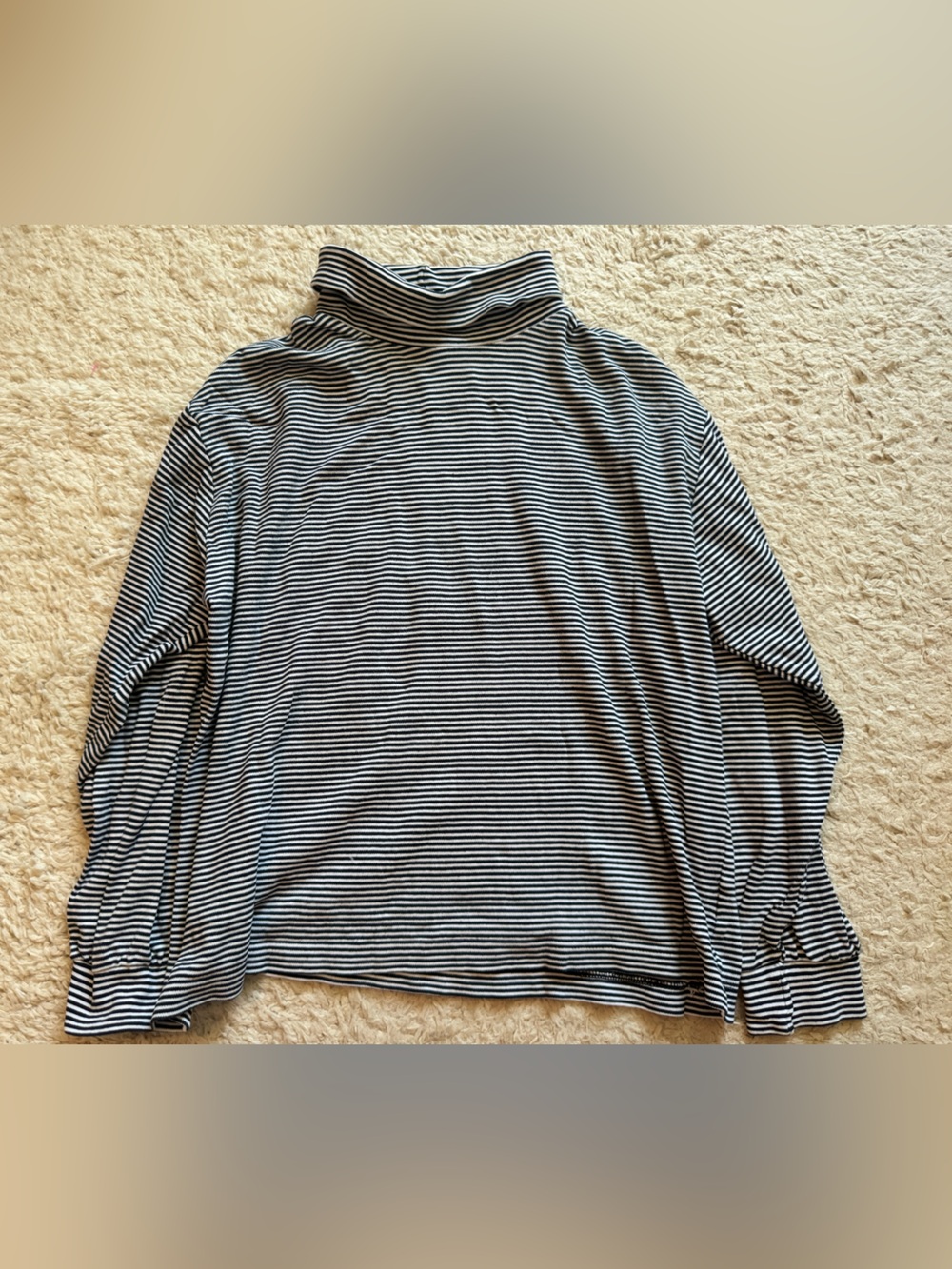 Jones New York stripe turtleneck